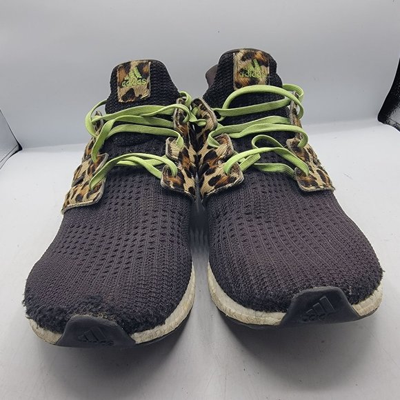 Adidas UltraBoost DNA Mens 12 Animal Pack Leopard Print Black Shoes FZ2731 - Picture 2 of 14